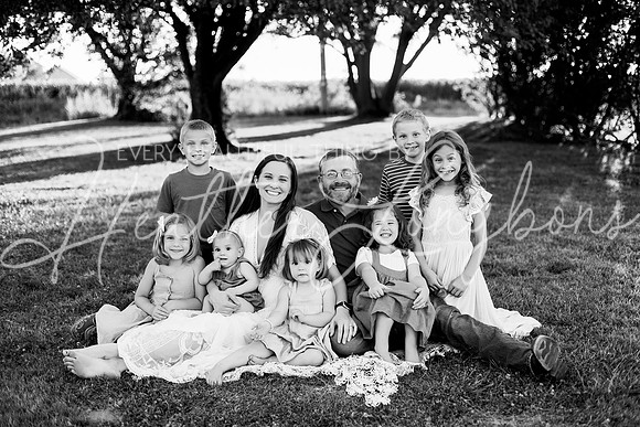 Van Matre family 2024-94BW