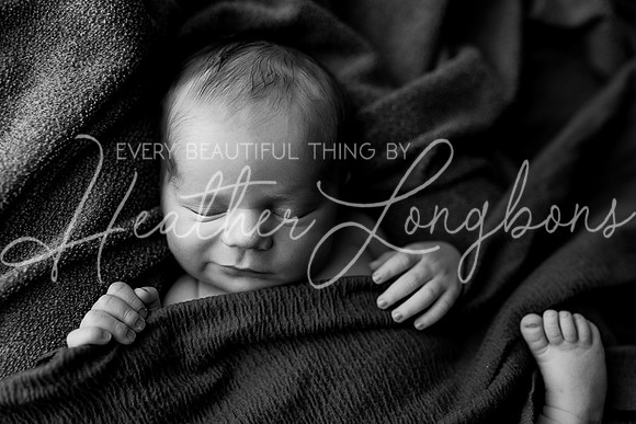 Forrest VanMatre Newborn-17BW