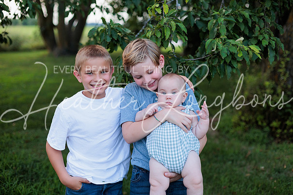 Forrest 6 months + family photos-95