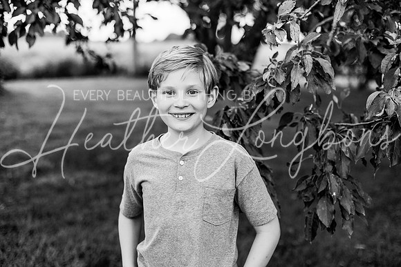 Forrest 6 months + family photos-89BW