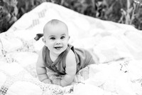 Forrest 6 months + family photos-6BW