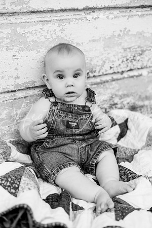 Forrest 6 months + family photos-113BW