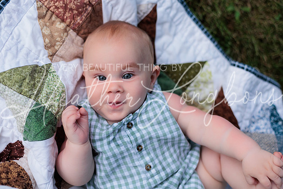 Forrest 6 months + family photos-107