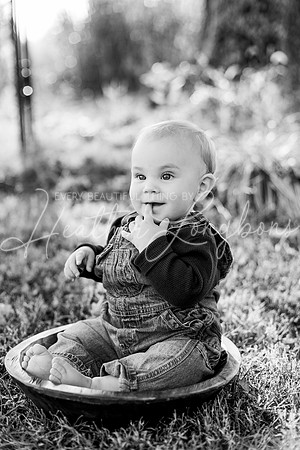 Forrest 9 months-11BW