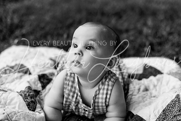 Forrest 6 months + family photos-102BW