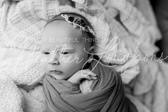 Lena Harris Newborn-86BW