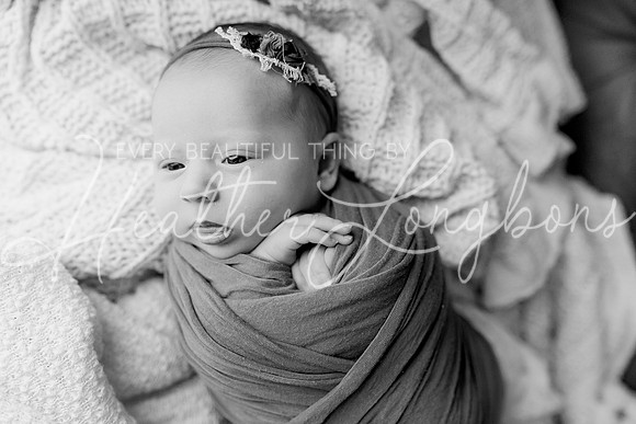 Lena Harris Newborn-87BW