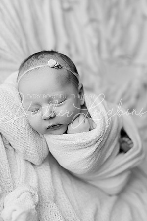 Lena Harris Newborn-92BW