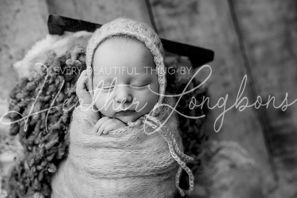 Lena Harris Newborn-95BW