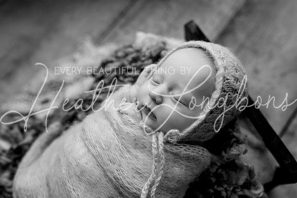 Lena Harris Newborn-98BW