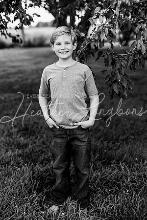 Forrest 6 months + family photos-88BW