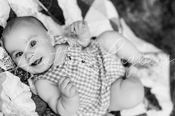 Forrest 6 months + family photos-110BW