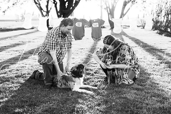 Miller Baby 2 Announcement-13BW