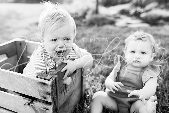 Cochren Twins One Year-41BW