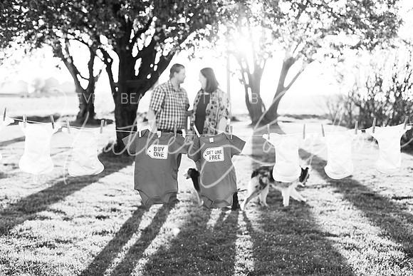 Miller Baby 2 Announcement-19BW