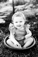 Cochren Twins One Year-4BW