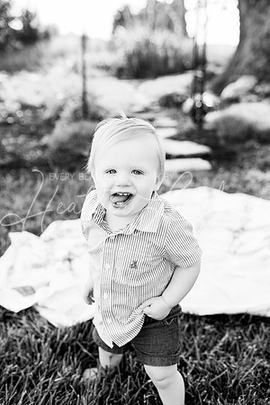 Cochren Twins One Year-39BW