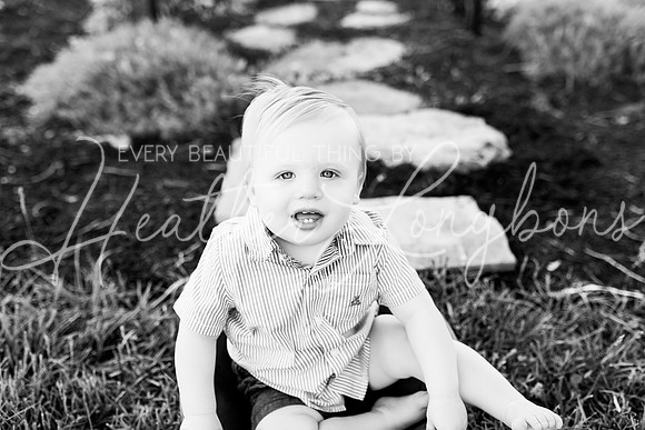 Cochren Twins One Year-11BW