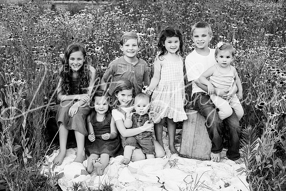 Forrest 6 months + family photos-61BW