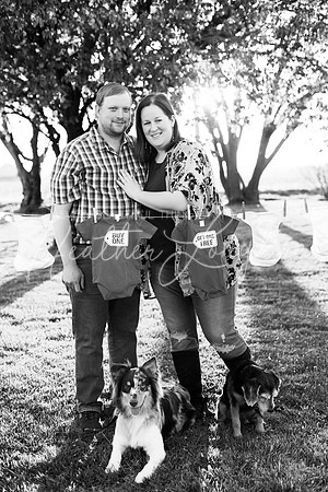 Miller Baby 2 Announcement-8BW