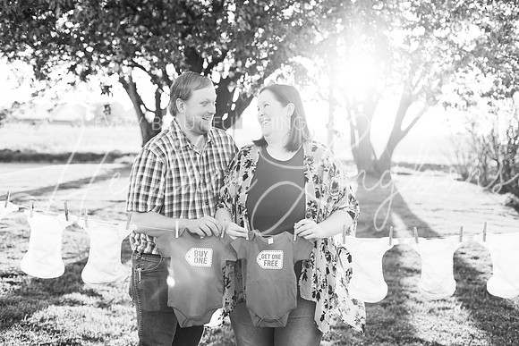 Miller Baby 2 Announcement-24BW