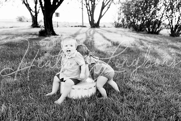 Cochren Twins One Year-96BW