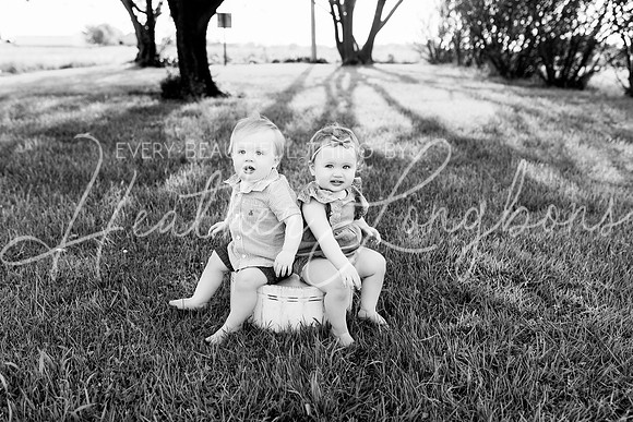 Cochren Twins One Year-88BW