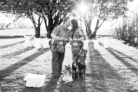 Miller Baby 2 Announcement-3BW