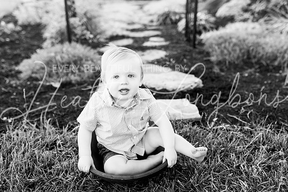 Cochren Twins One Year-10BW