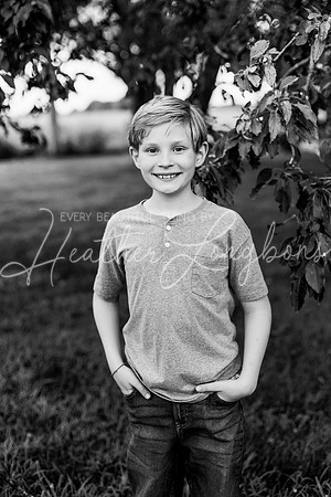 Forrest 6 months + family photos-86BW
