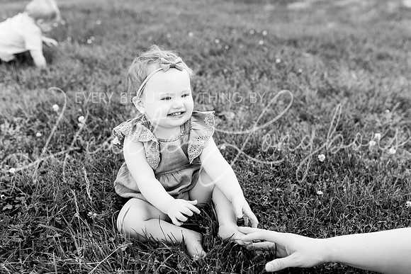 Cochren Twins One Year-83BW
