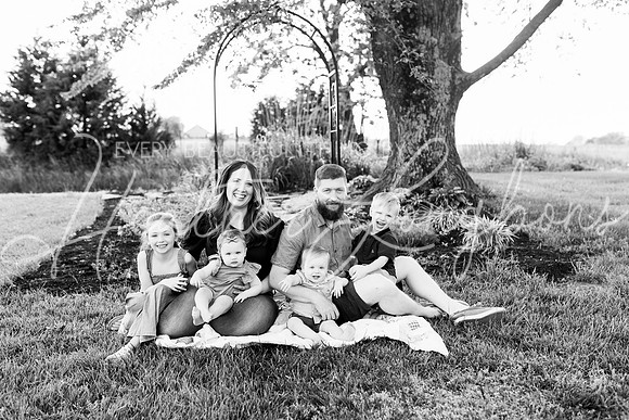 Cochren Twins One Year-27BW