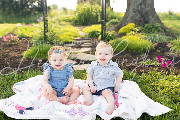 Cochren Twins One Year-18