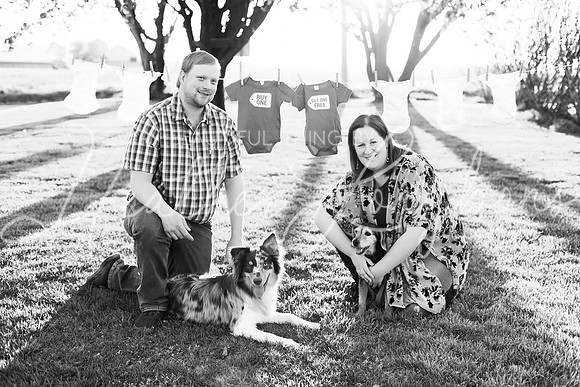 Miller Baby 2 Announcement-11BW