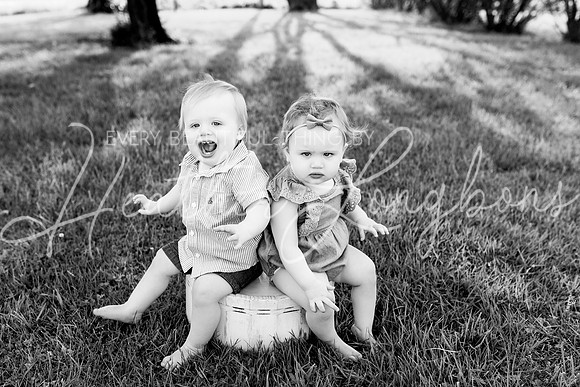 Cochren Twins One Year-93BW