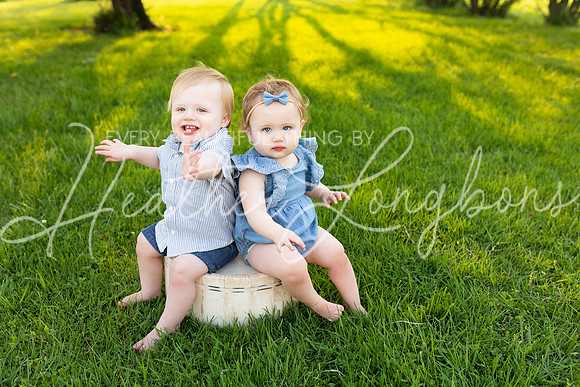 Cochren Twins One Year-92