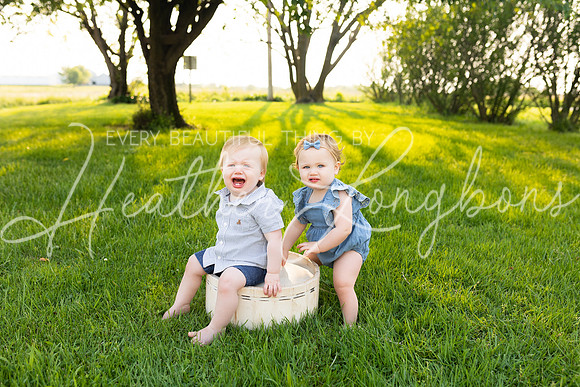 Cochren Twins One Year-100