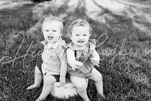 Cochren Twins One Year-91BW