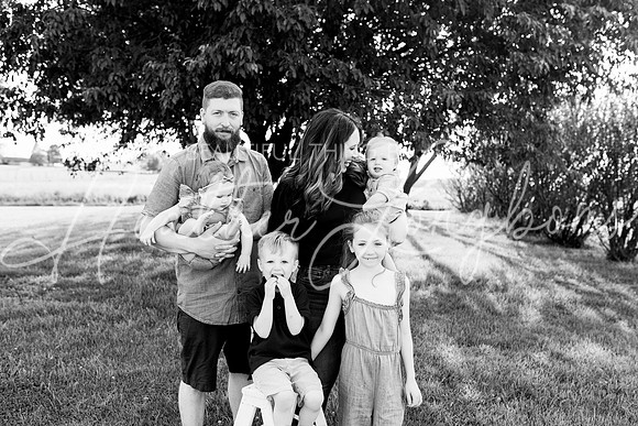 Cochren Twins One Year-64BW