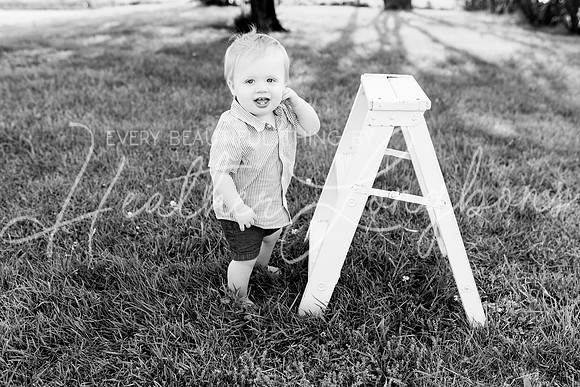 Cochren Twins One Year-74BW