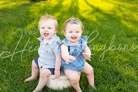 Cochren Twins One Year-91