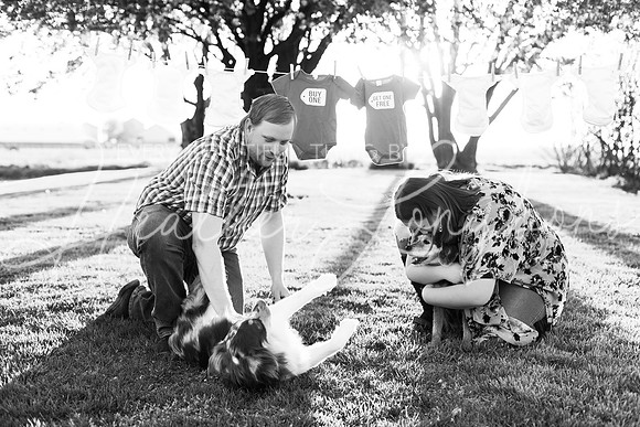 Miller Baby 2 Announcement-14BW