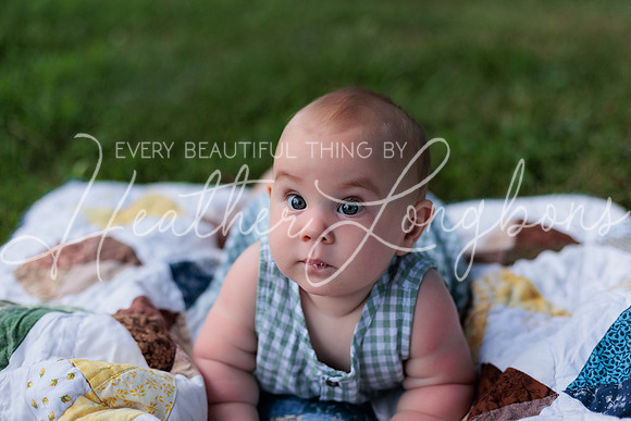 Forrest 6 months + family photos-103