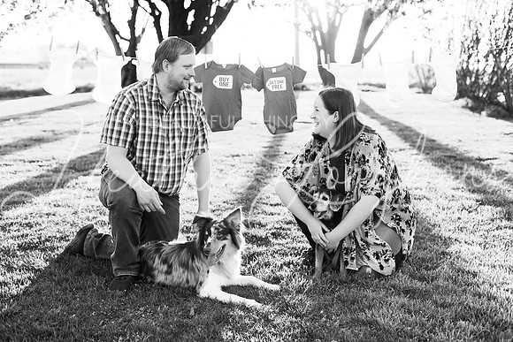 Miller Baby 2 Announcement-12BW
