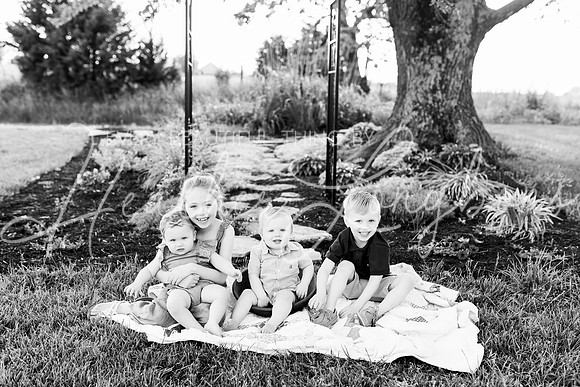Cochren Twins One Year-20BW