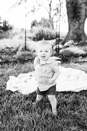 Cochren Twins One Year-36BW