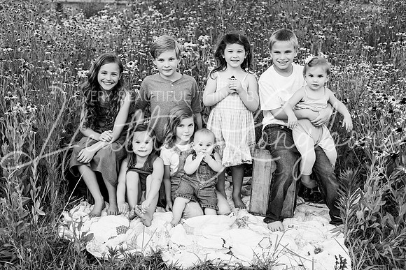 Forrest 6 months + family photos-62BW
