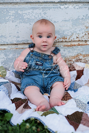 Forrest 6 months + family photos-112