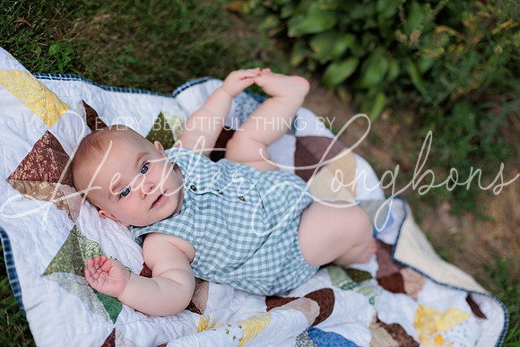 Forrest 6 months + family photos-109