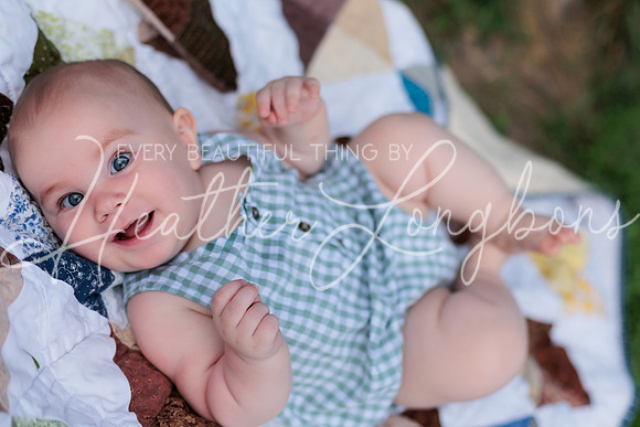 Forrest 6 months + family photos-110